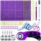 Rotary Cutter Set,Sewing Quilting Supplies,45mm Fabric Cutters,A3 Cutting Mat for Sewing,Acrylic Rulers,Scissors,Exacto Knife,Clips,Beginners Sewing Accessories,Fabric Cutter Kit